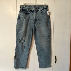 Old Navy Extra High-Rise Curvy Sky-Hi Straight Jeans